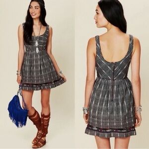 New Romantics X Free People Plaid Mini Dress